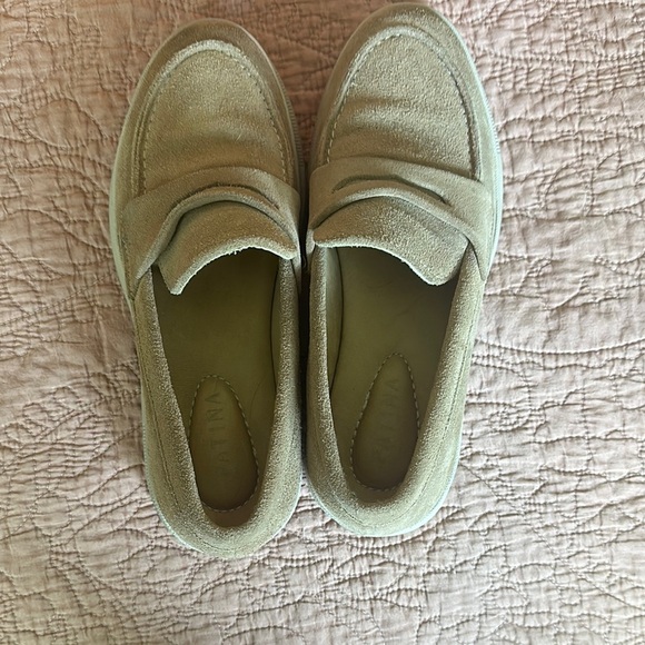 Tan Suede Loafers for Women - Picture 3 of 6